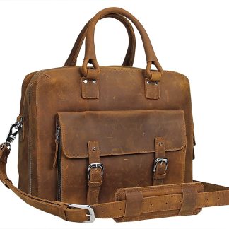 Leather Travel Tote